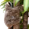 Stuffed Plush Animals 35CM Cute Realistic Three Toed Sloth Plush Stuffed Animal Toy Soft Plush Sloth Critters Children Kids Birthday Gifts Plush Doll 230620