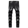 TR Apstar DSQ Men Cool Guy Jeans Black Rock Moto Mens Design Ripped Skinny Denim Biker DSQ Jeans 1056 Big Size 40