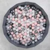 Ballong 100bollar färger Plastiska babybollar miljövänliga mjuka havsbollar Krossar Proof Stressbollar för barn Playhouse Pool Balls 230620