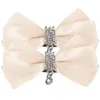 Gymkläder Bow Shoe Clip Clips Rhinestone Decoration Delicate Shoes Bowknot form Charm Women Black Heels