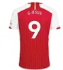 2023 24 Saka Arsen Soccer Jerseys Smith Rowe G.Jesus Saliba Fan Fans Version Version Odegaard Martinelli 2023 24 Nketiah Football Kits Рубашка мужские детские мальчики устанавливают униформу