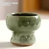 Planters Pots New Vintage Small Hot Succulent Pot Handheld Pot Creative Pastoral Meaty Group Flower Pot Ceramic Cute Meat Plants R230621