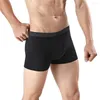 Underpants 2023 Men Plus Size Color Block Boxers U Convex Mid Rise Underwear