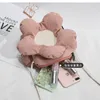 Chapeaux mode mignon fleur unique épaule sac à bandoulière fille sac à dos dessin animé sacs femmes sac à main pochette porte-monnaie