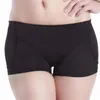 Kvinnors shapers plus size boxers pocket trosor kvinnor kropp Shaperwear låg midja höftlyft vadderad underkläder konstgjorda skinkor upp cotrol trosor