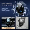 Universal 15W Wireless Charger Automatic Clamping Car Chargers Holder Smart Sensor Mount Fast Charging Charger för iPhone Samsung Auto Accessories in Retail Box