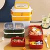 Din sets sets Bento Box draagbare magnetron lunch voor kantoormedewerker kinderen volwassen 367A