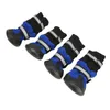 Dog Car Seat Covers Pet Booties Waterproof Shoes High Top Breathable Reflective Strips Wearproof For Indoor