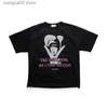 Heren T-shirts New Fasion Retro Slogan Portrait Print Rhude T-shirt Mannen Vrouwen EU Maat 100% Katoen Groothandel Kleding Hentai Rhude Top Tees T230621