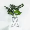 Planters Pots Creative Metal Geometric Flowerpot Flower Basket Container Home Balcony Decoration R230620