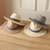 Geniş Memlu Şapkalar Kova Yaz Trend Unisex Straw Hat Plajı Büyük Panama Antiuv Güneş Kadın Giyim Dekoru Açık Golf Balıkçılık Kapağı 230620