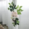 Украшение вечеринки DIY Свадебный фон макет декоративный искусственный венок порог цветочный торговый центр