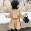 Vestes bébé filles enfants couleur unie manteau printemps automne épaissir vêtements d'extérieur 1 à 4 ans vêtements en coton pour enfants Style coréen