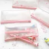 1PCS Kawaii Pencil Case Cherry Blossoms Prezent Estucches School Box Pencilase Bagpies