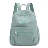 School Bags Backpack Women's Large Capacity All-match Female Light Travel Bag Teenage Girl Nylon Cloth Rucksack Bookbag