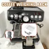 Coffeware Sets Kaffee Wiegeständer Stahl für Espressomaschine Elektronische Waage Rack Wasserdichter Stangenschutz 230620