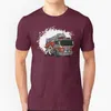 Camisetas masculinas Bombeiro Caminhão Hip Hop T-Shirt Algodão Camisetas Homens Tee Tops Bombeiro Bombeiro Presentes de Combate a Incêndio
