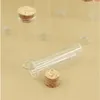 50pcs/działka szklana butelka 22*70 mm Test Tube Cork Stopper Mini Butelki przyprawowe Pojemnik Mały majsterkowicz słoiki