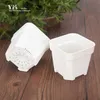 Plantenbakken Potten 1pc Beschikbaar Dikker Bloempotten Plantenbakken Potbakken Plastic Potten Creatieve Kleine Vierkante Potten voor Succulenten R230621