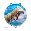 Party Balloons Large 4D Dinosaur Foil Balloons Jungle Animal Boys Birthday Party Decors Jurassic Dragon Kids Toys Air Globos Supplies 230620