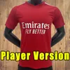 Spelarversion Soccer Jerseys 23 24 Smith Rowe Saka Martinelli Tierney 2023 2024 Fotbollsskjorta män Odegaard G.Jesus Fabio Vieira Training Icon Polo