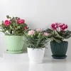 Плантеры горшки 1 Set Flower Pot Good Неистовый разбитый цветок легкий круглый цветочный горшок Современный декоративный детский контейнер для фермы R230620