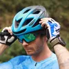 Caschi da ciclismo Casco da bicicletta X-TIGER Casco da ciclismo MTB Casco da sport all'aperto con luce a LED Casco da mountain bike da corsa su strada ricaricabile con visiera 230620