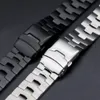 Pour Apple smartwatch dédié bracelet en titane 49mm SE montre 8 7 6 5 4 41mm 40mm bracelet en acier inoxydable