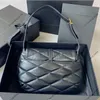 7A Designer-Tasche Unterarm-Umhängetasche Schaffell-Kissentaschen 698567 Mode Klassisch quadratisch Gitter Damen Echtleder hohe Qualität LE 57 Luxuriöse, maßgeschneiderte Handgelenktasche