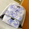 Mochila de moda unisex Carta Mochila clásica Compartimento interior Bolsas de libros de gran capacidad Uso en múltiples ocasiones