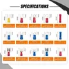 Alicate SN-02C Ferramenta de crimpagem manual 0,25-2,5 mm² Ajustável Ratchat Alicate de crimpagem 280 peças Conjunto de terminais de cabos Conjunto de crimpagem de fio isolado 230620