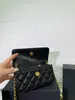 Fashion Shoulder Bag Designer Classic Luxury Chain Plaid Brand Wallet Vintage Women Leather Handheld