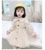 Coat Girl Dress Kids Spring Autumn Clothing Jacket Jackets Fashion Lace Windbreaker Outerwear Baby Mesh Children Princess Long