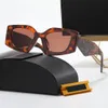 2023 Designer-Sonnenbrillen, klassische Brillen, Goggle, Outdoor-Strand-Sonnenbrillen für Mann und Frau, Mischungsfarbe, optional, dreieckige Signatur