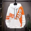 Hommes Hoodies Printemps Automne À Capuche Pull Hommes Lâche Hip-Hop Veste Port Vent Tops Pull H47