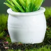 Conjunto de vasos para plantadores Estátua de vaso de planta faça você mesmo Miniatura de flor resistente às intempéries à prova d'água R230621