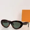 Lunettes de soleil à monture ovale à la mode pour femmes, de styliste classique, couleur écaille de tortue, petite monture, œil de chat, loisirs, marche en plein air, 1981 Lunettes de soleil