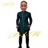 Suits Black Suit For Boys Wedding Tuxedo Indian Style Jacket Pants 2 Piece Kids Fashion Party Dress Slim Fit Child Clothes 230620