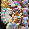 New Cartoon Unicorn Cookie Cutter Mould Stainless Steel Fondant Cake Biscuit Mold Baking Tools Unicorn Birthday Party Decorations