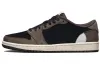 Autentisk 1 hög militärblå utomhusskor Kaktus Jack Fragment Low OG Reverse Mocha Black Phantom Olive Men Women Sports Sneakers With Original Box US7-13