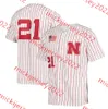 Max Anderson Dylan Carey Nebraska Cornhuskers Maillot de baseball cousu sur mesure pour homme Brice Matthews Josh Caron Gabe Swansen Casey Burnham Nebraska Jerseys