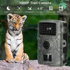 Jaktkameror 16MP 1080p Portable Day Night Po Video Taking Trail Camera Multifunktion Outdoor Monitoring 38 Infraröda lampor 230620