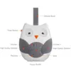 Baby Monitor Camera White Noise Player Portable Sleep Sound Machine Soothing Music for Room Stroller 230620