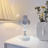 Candeeiros de mesa Luzes nocturnas portáteis Lâmpada de carregamento USB Luz em forma de folha de lótus Luz de cabeceira Iluminação interior Decoração de casa