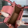 Pink Print Tote Bag Luxurys Totes Leather Designer Bag Womens Designer-Handbag Ladies Letter Purse Fashion Small Crossbody Bags Wallet