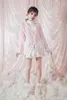 Damskie dzianiny księżniczka Sweet Lolita SWEAT BOBON21 Niestandardowe niestandardowe wczesna wiosna Knitt Cardigan Ultra Pink Hair Pasetals T1325