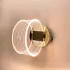 Kurtyna nowoczesna prosta lampa ścienna LED