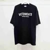 Heren T-shirts Goede kwaliteit 2023ss VETEMENTS Limited Edition Mode T-shirt Heren 1 1 Borduurletter VETEMENTS Tee VTM Dames Korte mouw T230621