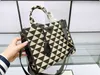 Designer Women Handbag the Tote Bag Triangle Symbole Jacquard Fabric Handbags Large Totes Designers Shoulder Bags Shopping Bag