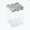 30*120*21mm 60 ml Glazen Flessen Aluminium Deksel Parfum Vloeistof Container Lege Transparant Clear Gift Wishing potten 24 pcslothigh qualtit Dhjdn